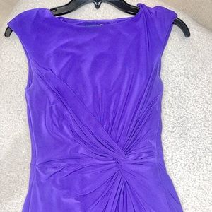 Ralph Lauren stretchy twisted knot detail dress